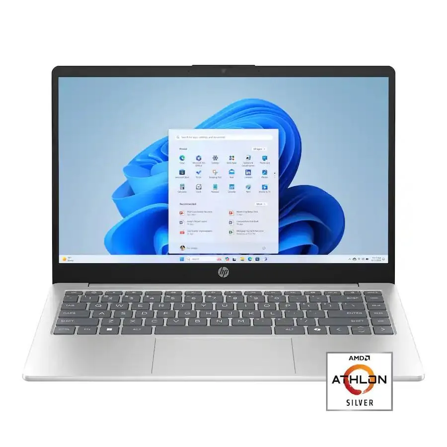 HP HP 14-em0111dx laptop AMD Athlon Silver 7120U 4GB 256GB 14" HD Natural Silver — 商品照片