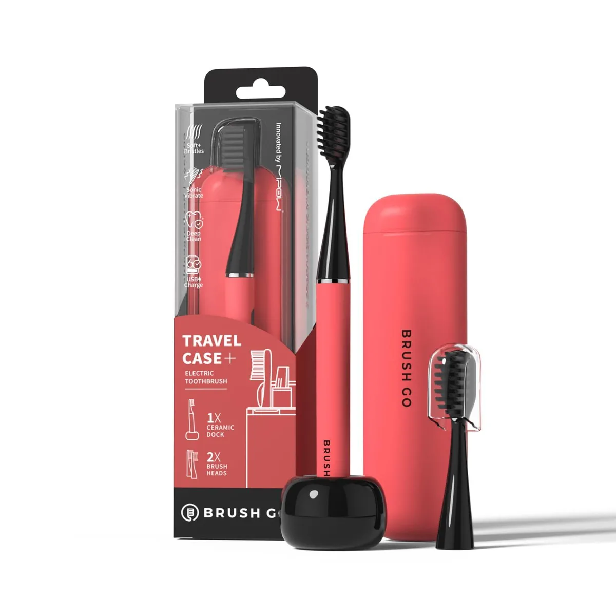  MIPOW Slim Pro i4 Electric Toothbrush Pink — product photo