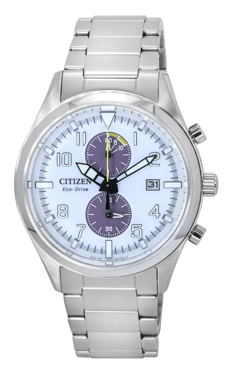 Citizen Citizen Classic Eco-Drive Chronograph CA7028-81A White Dial 100M Men's Watch — product photo