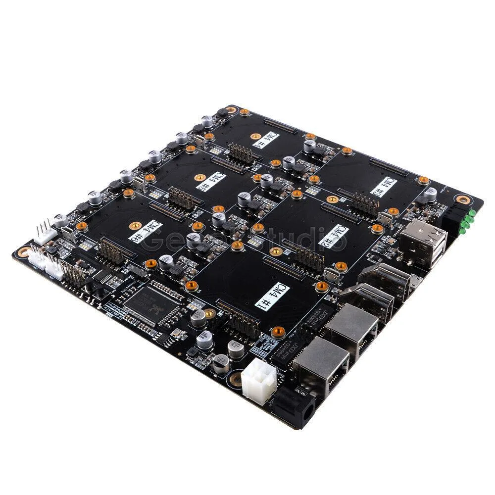 BFKK BFKK DeskPi Super6C Mini-ITX Cluster Board 6 CM4 12 19 24 45 100 — product photo