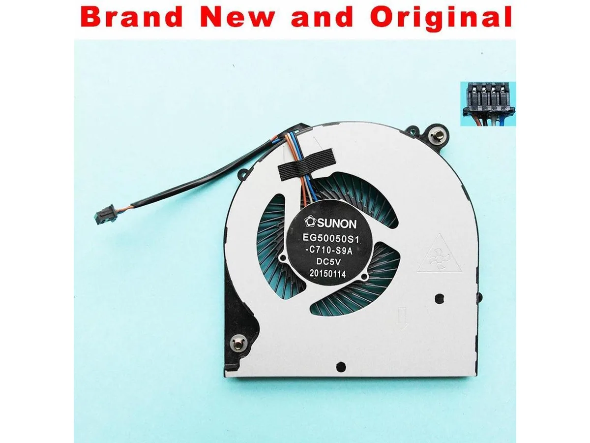 Square black CPU cooling fan with central hub and curved blades