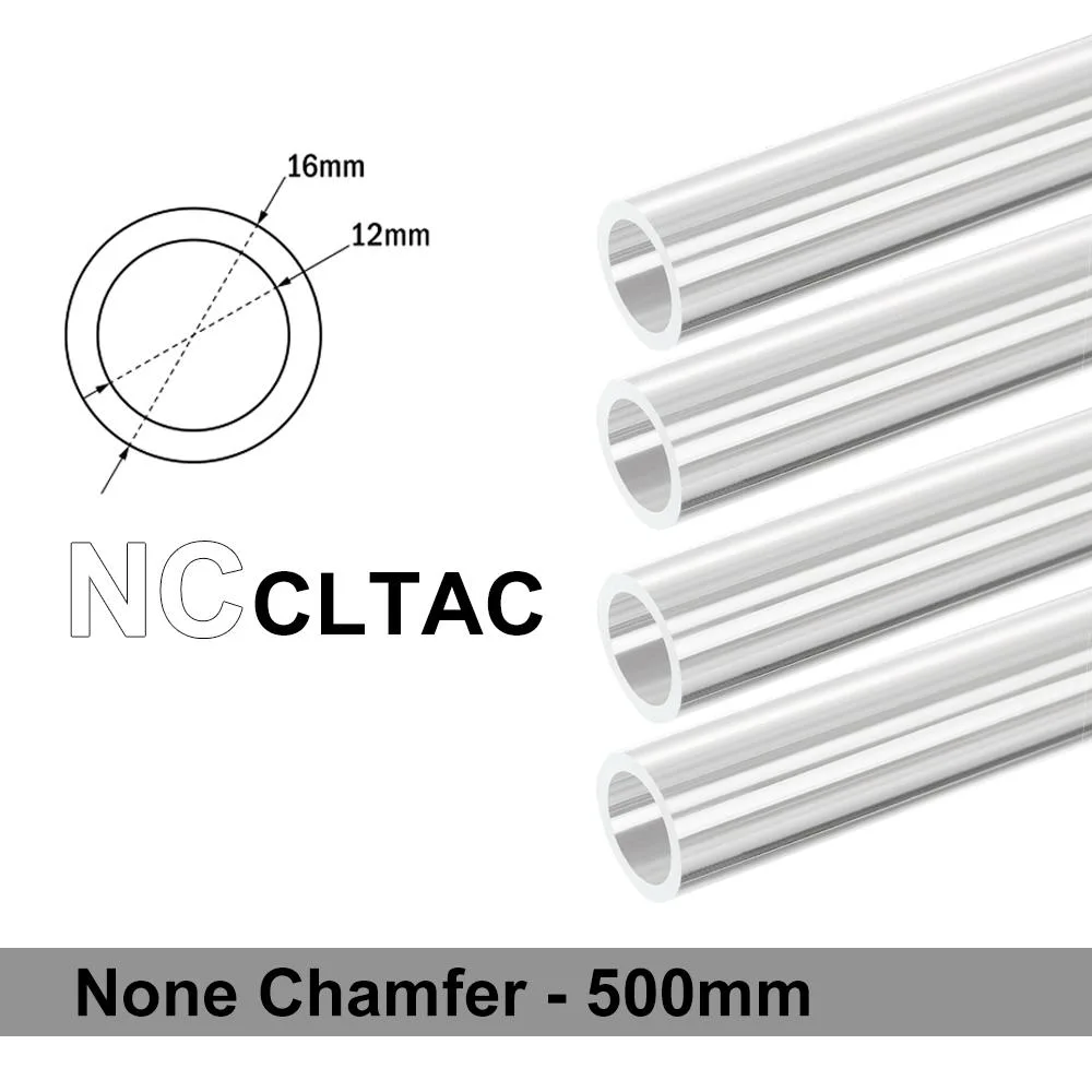 Bitspower Bitspower Chamfer Crystal Link Tube OD 16mm 500mm 4 Pack — photo du produit