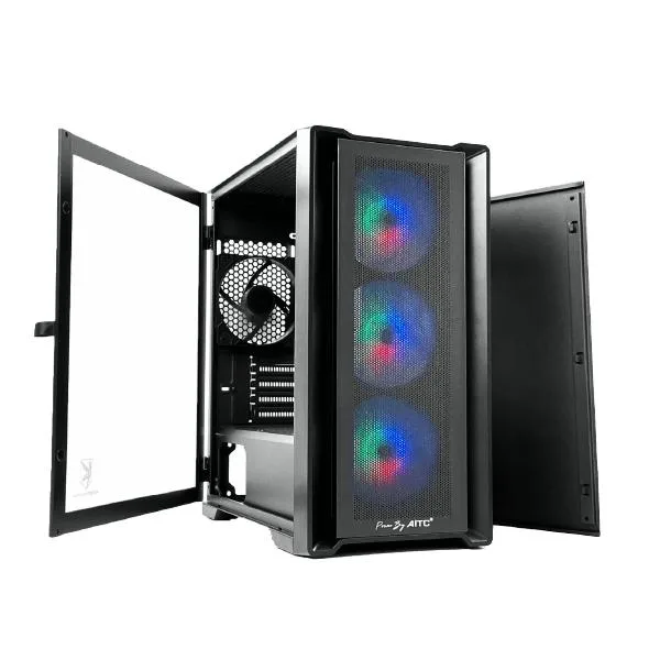 KINGSMAN GAMING KINGSMAN GAMING CuBic-BLACK Micro ATX PC case — product photo