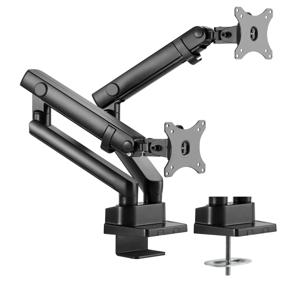 Amer Mounts Amer Mounts HYDRA2B dual articulating spring monitor arm 15-35" 12kg clamp grommet — снимка на продукта