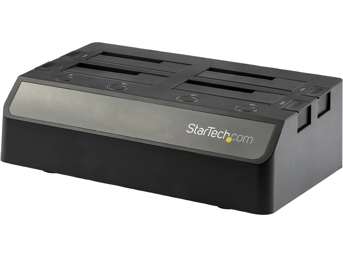 STARTECH STARTECH SDOCK4U313 4-bay SATA drive enclosure USB 3.1 10Gbps USB-C USB-A — φωτογραφία προϊόντος