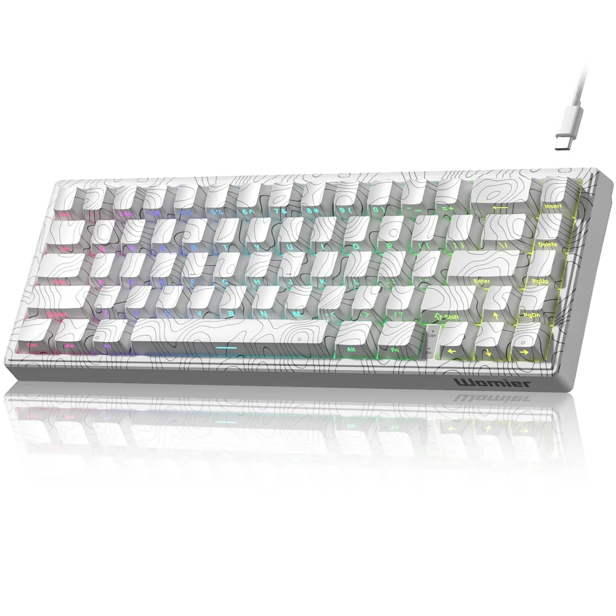 Womier Womier M68HE Pro 65% Hall Effect Gaming Keyboard White — product photo