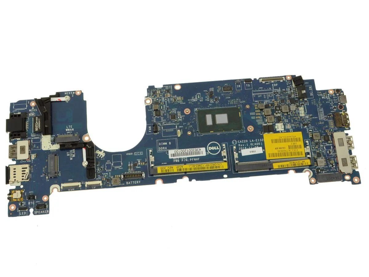 DELL DELL Latitude 7480 Motherboard i5-7300U 2.6GHz R0YRF — product photo