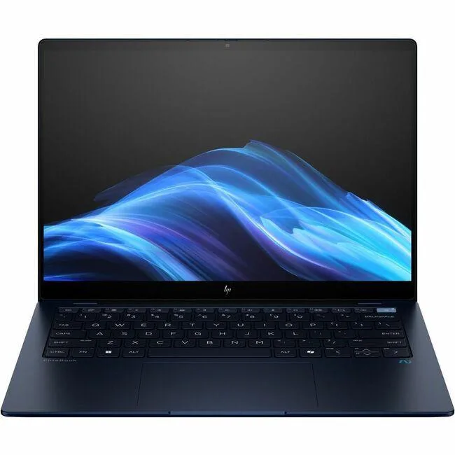 Silver 14 inch touchscreen laptop closed showing smooth metal finish