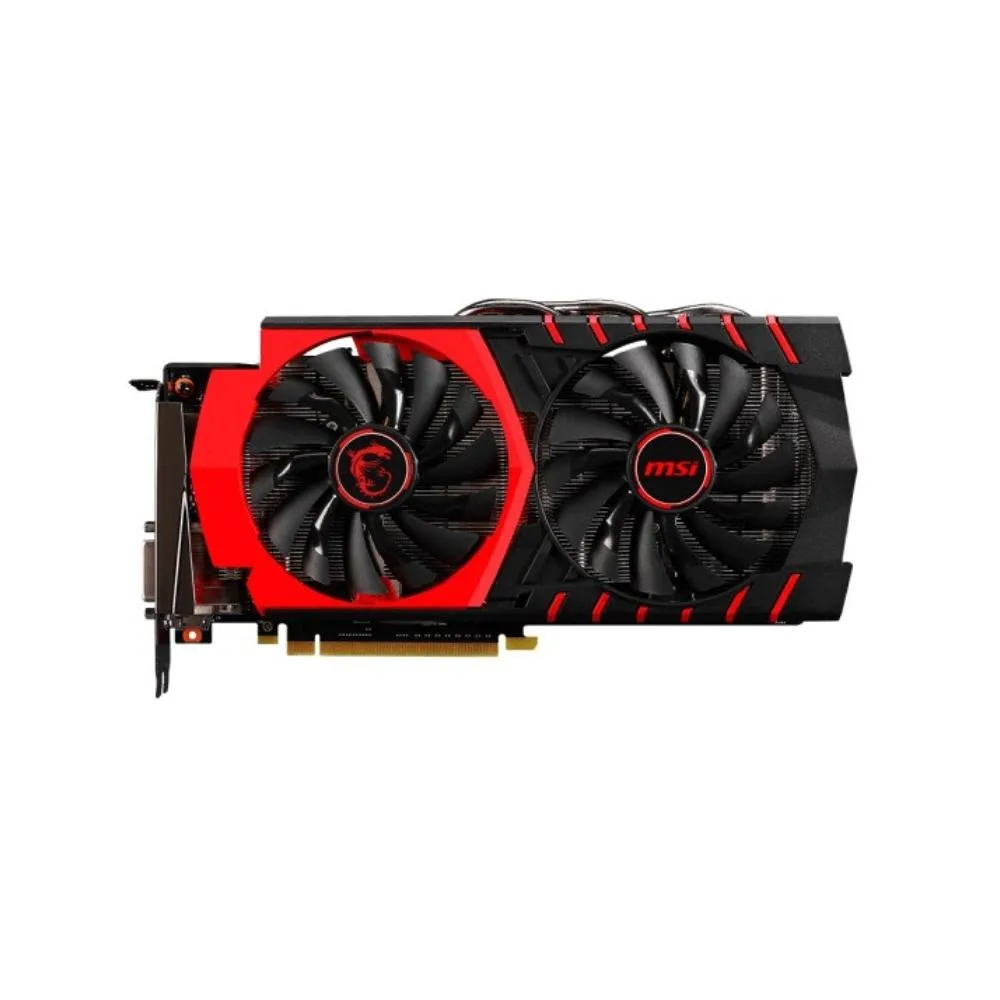 MSI GeForce GTX 960 GAMING 4G graphics card with dual fans and black metal shroud