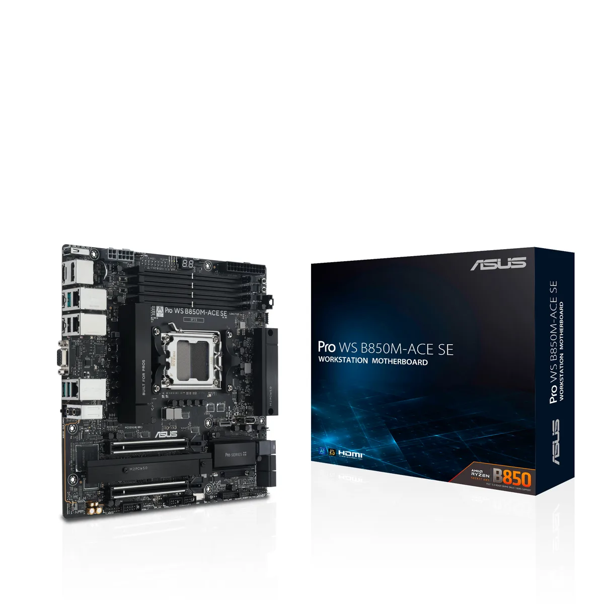 ASUS ASUS Pro WS B850M-ACE SE AMD motherboard — product photo
