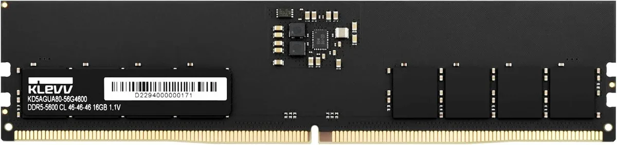 KLEVV KLEVV KD5AGUA80-56G460A DDR5 16GB 5600MHz CL46 desktop RAM — photo du produit