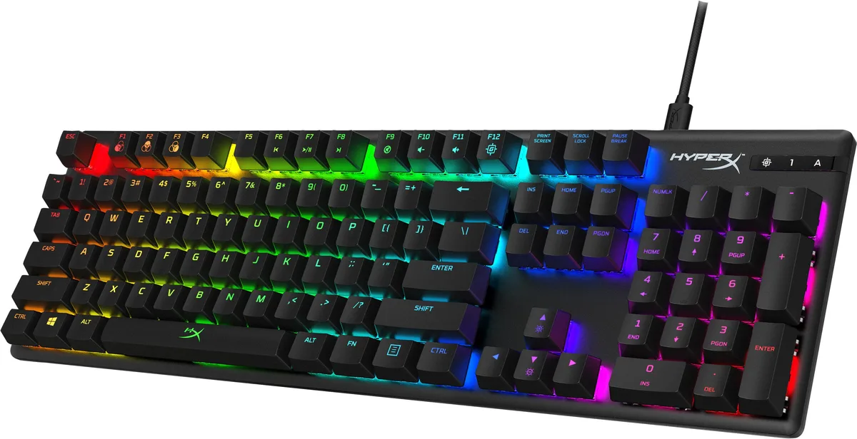 HyperX HyperX Alloy Origins Core TKL 4P4F6AA#ABA HX Red US gaming keyboard — 제품 사진
