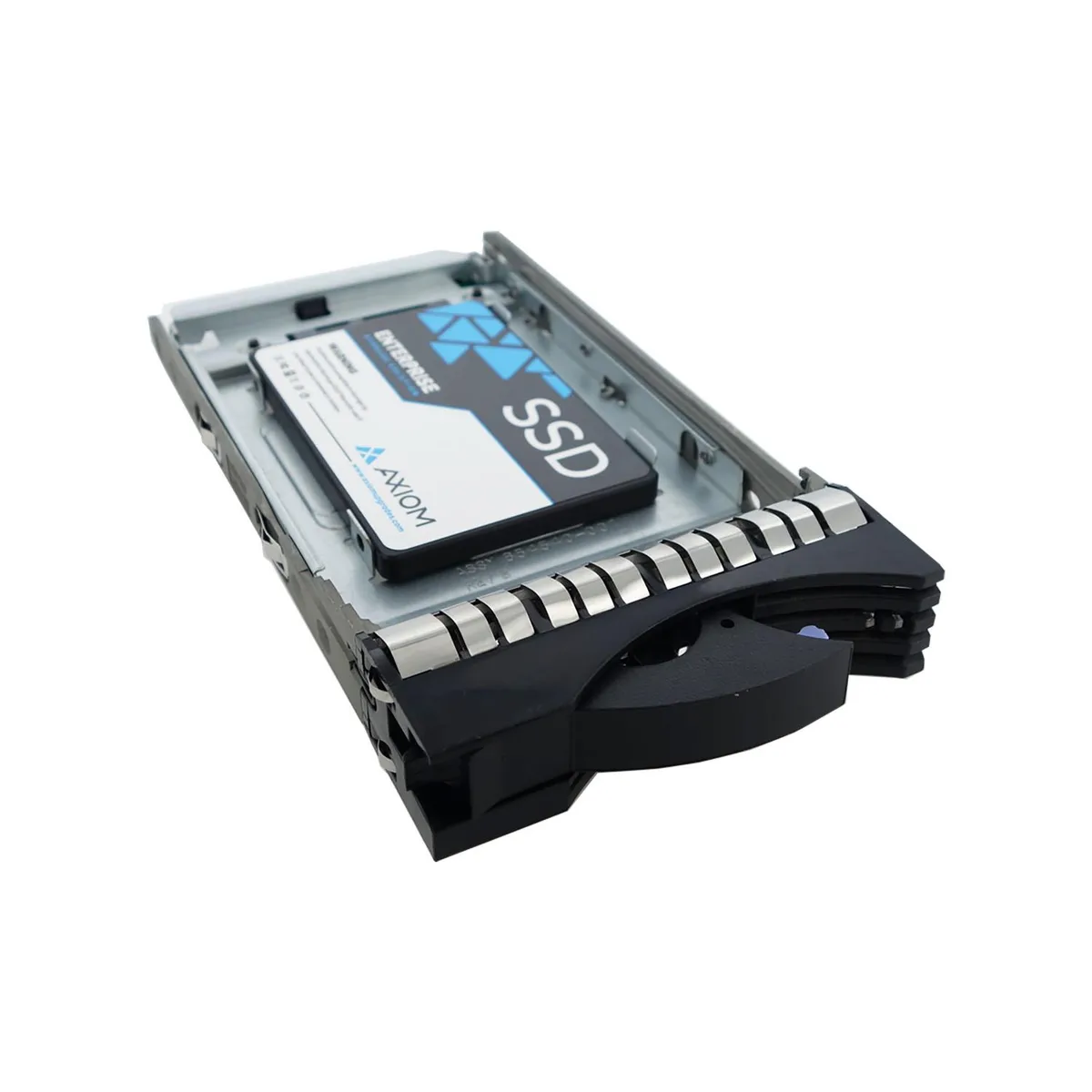 Axiom 2.5 inch enterprise SSD silver metal enclosure hot-swap tray