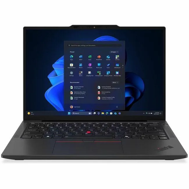 Black 13.3 inch ThinkPad X13 Gen 6 laptop closed view
