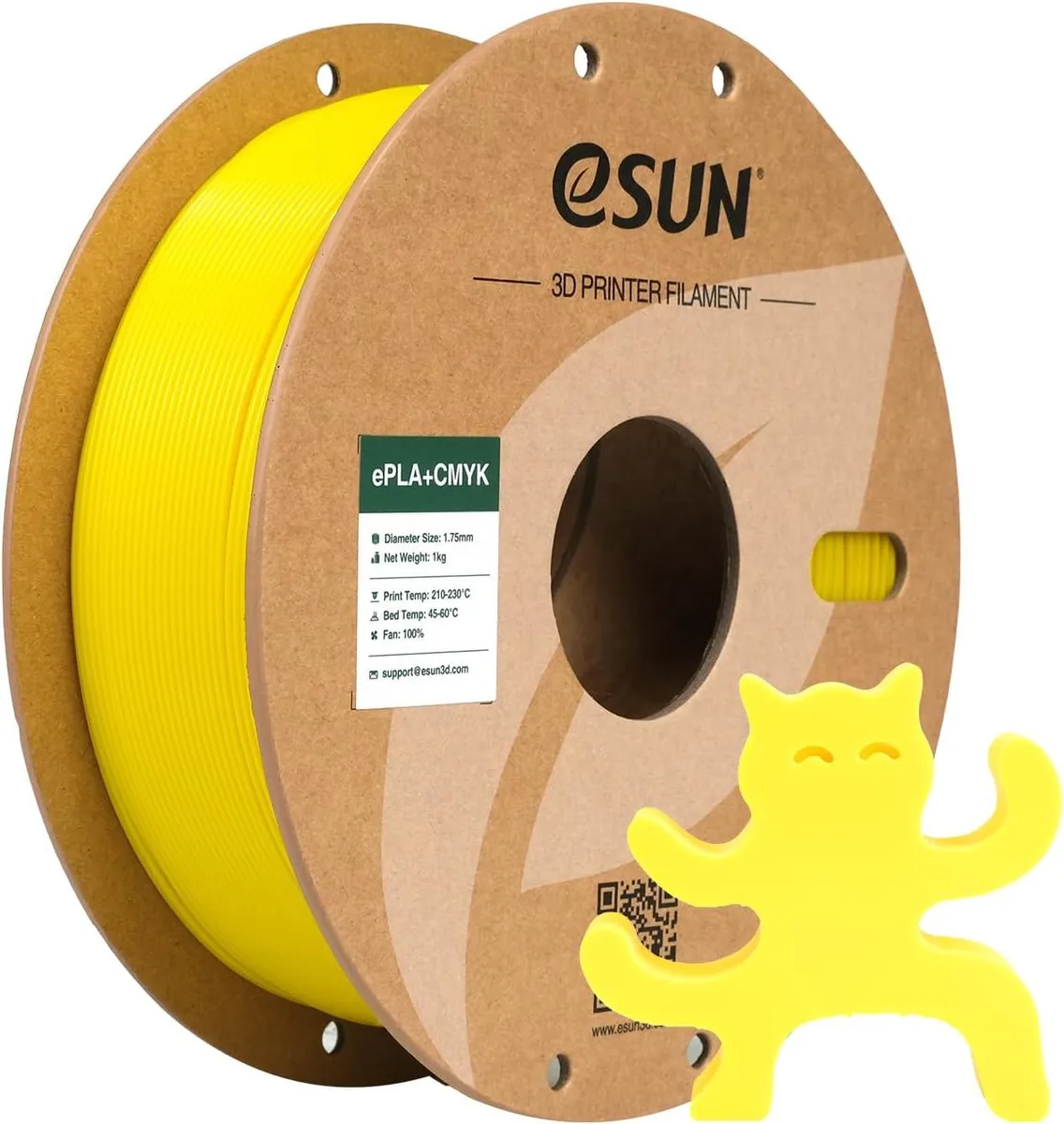eSUN eSUN Cyan PLA+ Filament 1.75mm 1KG 3d printers accessory — ürün fotoğrafı