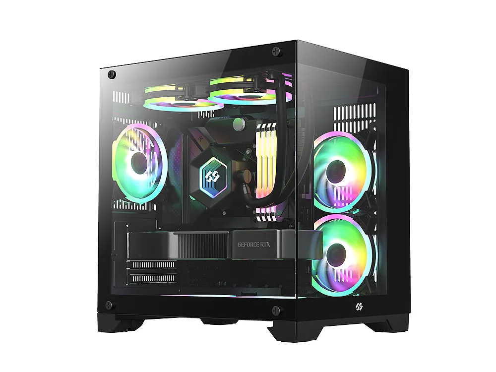 BGears BGears b-Pellucid MicroATX Black PC case — product photo