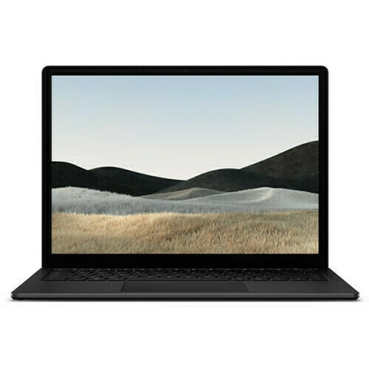 Matte black 15 inch touchscreen laptop with slim profile