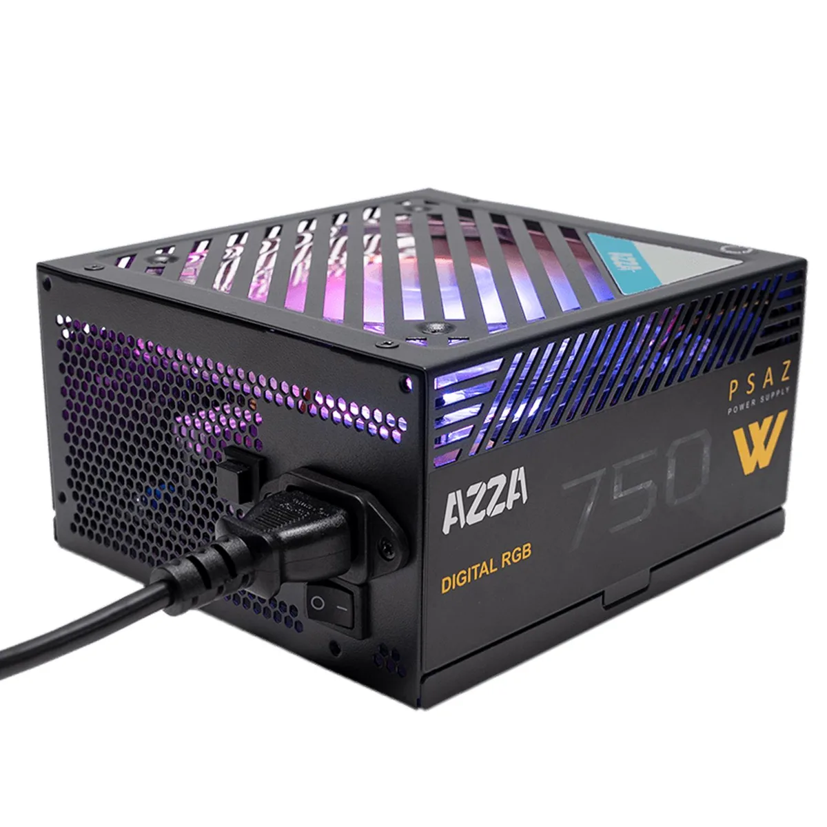 AZZA AZZA PSAZ-750W 750W ATX 80 PLUS Bronze Non-Modular ARGB Power Supply — product photo