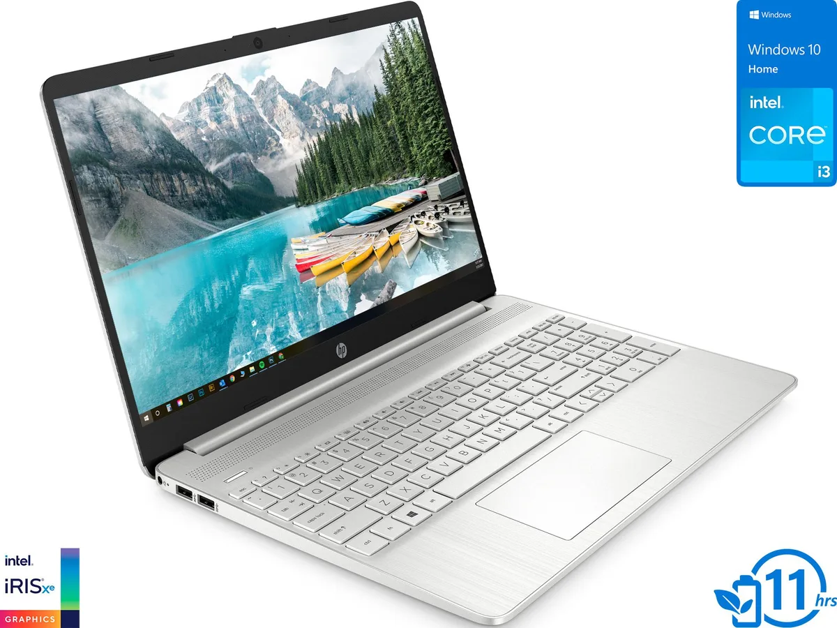 HP HP 15 laptop Intel Core i3-1115G4 16GB 512GB NVMe SSD 15.6" HD Windows 10 Home S — photo du produit