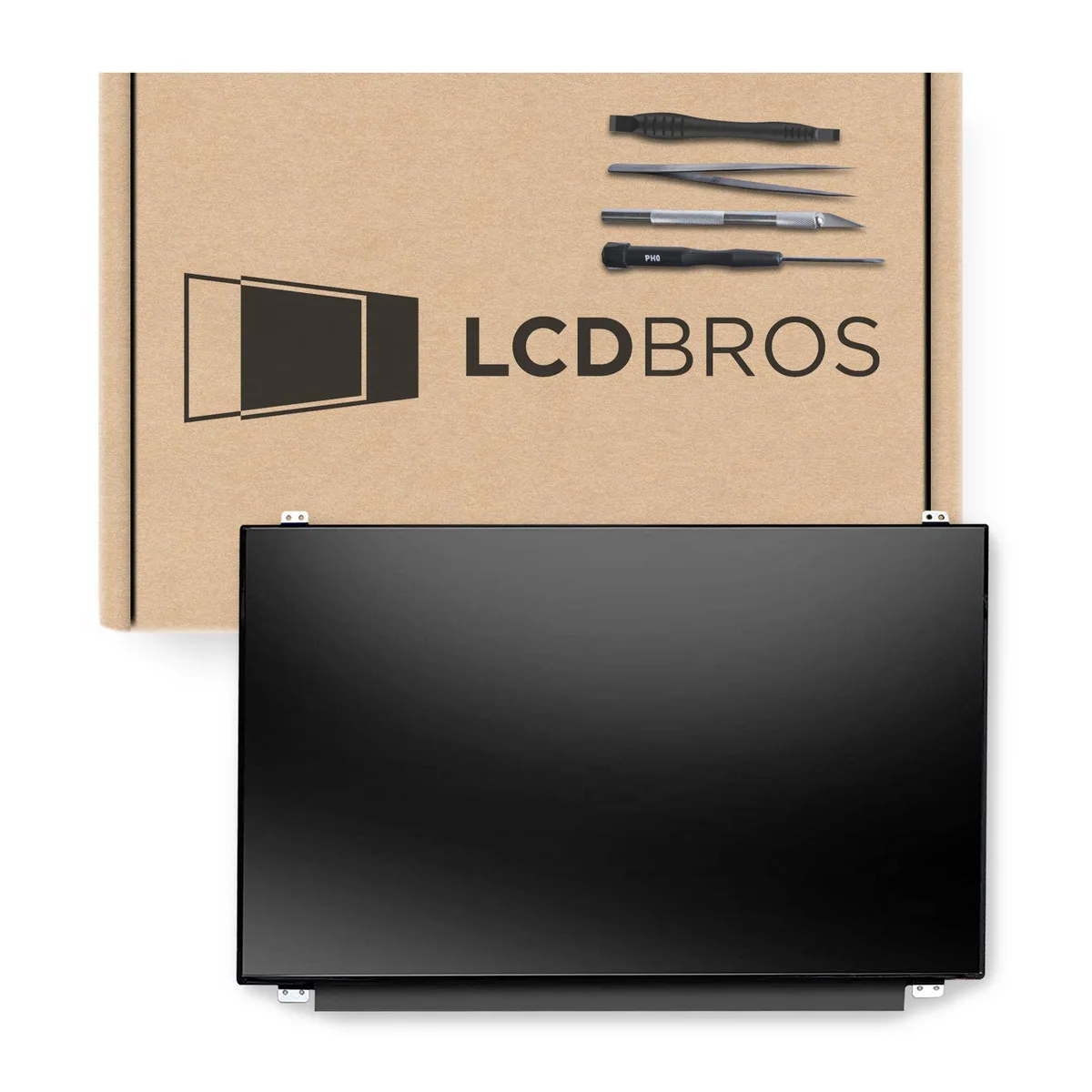 LCDBros LCDBros Replacement Screen LP156WH3(TL)(D1) 40 Pins 1366x768 Glossy With Tools — preces foto