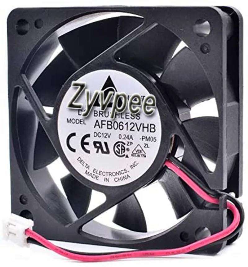 Zyvpee Zyvpee AFB0612VHB 6015 12V .24A 2-pin case fan — 제품 사진