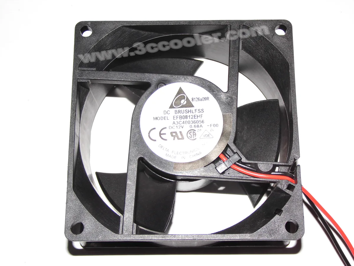 Zyvpee Zyvpee EFB0812EHF 80x32mm 12V 0.68A 2-wire 4000-4499 RPM case fan — 商品写真