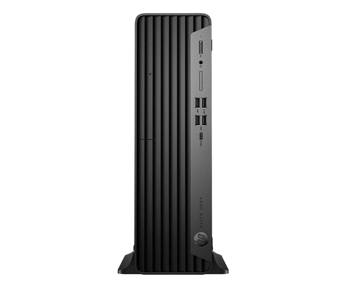 Compact black small-form-factor desktop tower, new condition