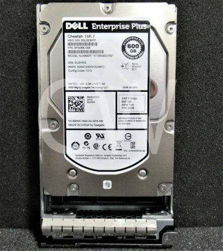 DELL DELL ST3600057SS 600GB 15000 RPM 16MB 3.5" SAS internal hard drive — foto do produto