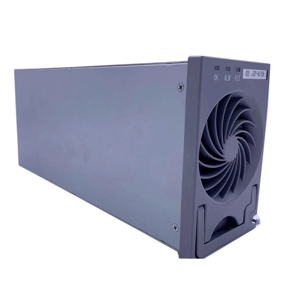 Rectangular ATX power supply module, silver metal finish