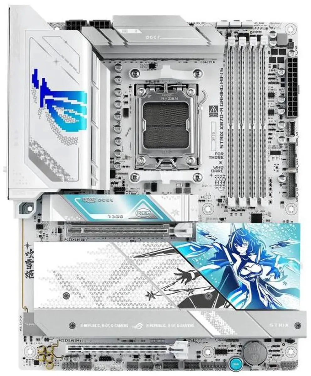 ASUS ASUS ROG STRIX X870-A GAMING WIFI S AMD motherboard 16+2+2 power stages DDR5 AEMP USB4 — product photo