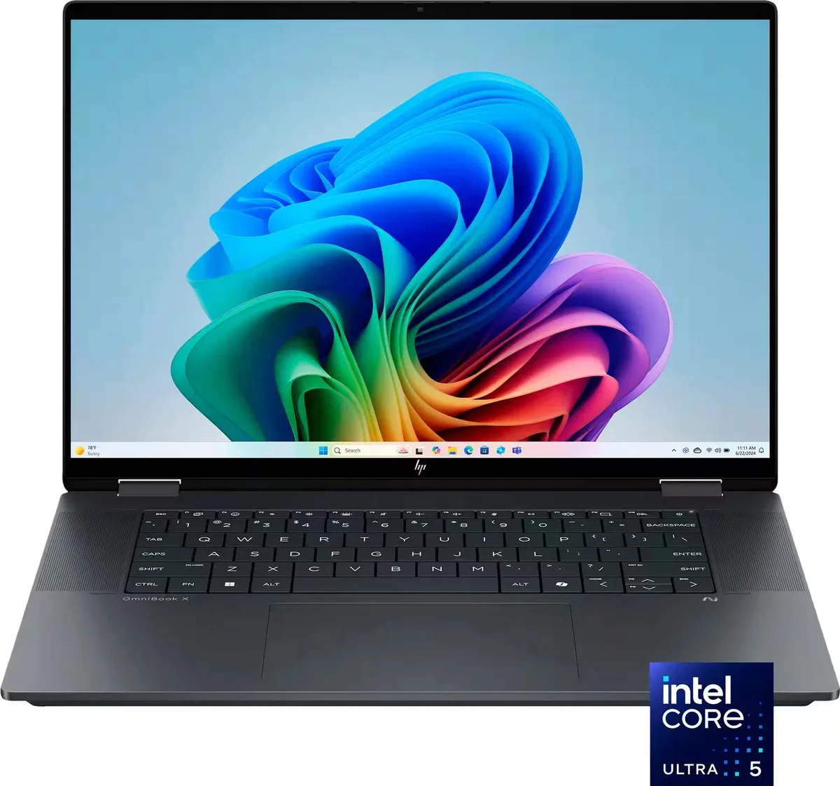 Eclipse Gray 16 inch 2K touch convertible laptop