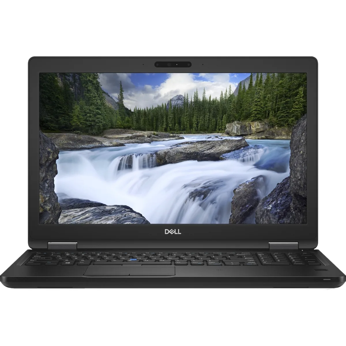 Refurbished Dell Latitude 5490 laptop, dark grey chassis, 14.0 inch non-touch screen