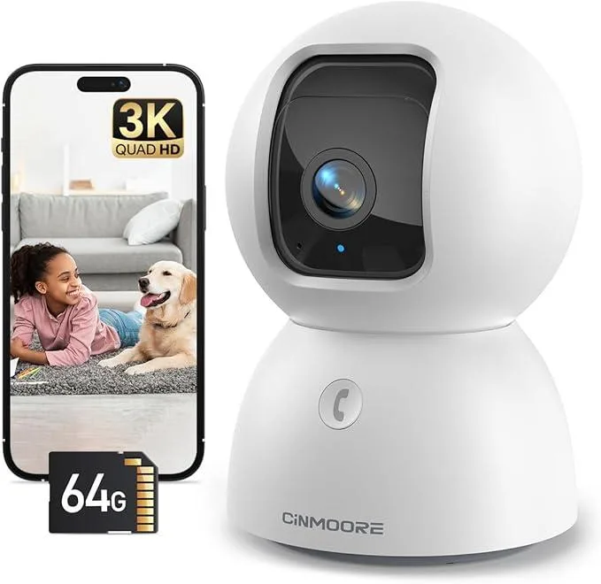 Stellapex Stellapex 3K Indoor Security Camera with 64GB SD Card — product photo