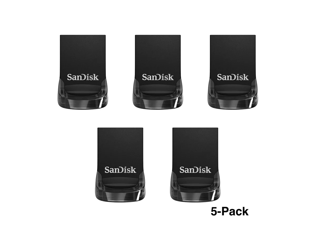 SanDisk SanDisk SDCZ430-128G-B5CT Ultra Fit USB 3.2 Gen 1 flash drive 640GB (128GB x 5) — zdjęcie produktu