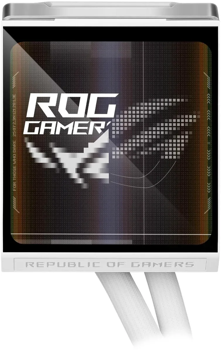 ASUS ASUS ROG Strix LC IV 360 ARGB LCD White liquid cooler — photo du produit