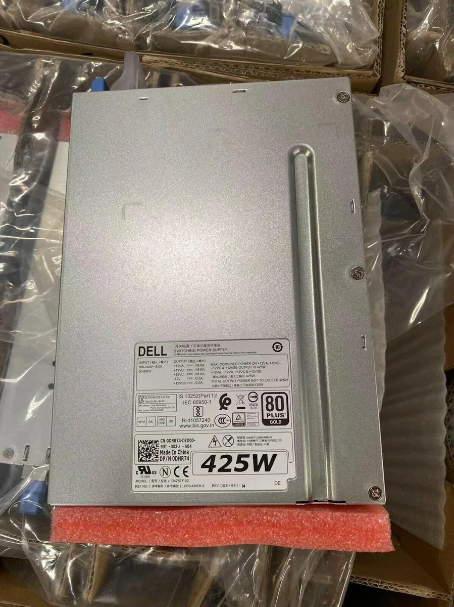 DELL DELL DNR74 Silver Precision T3600 T3610 T5810 425W Power Supply — product photo