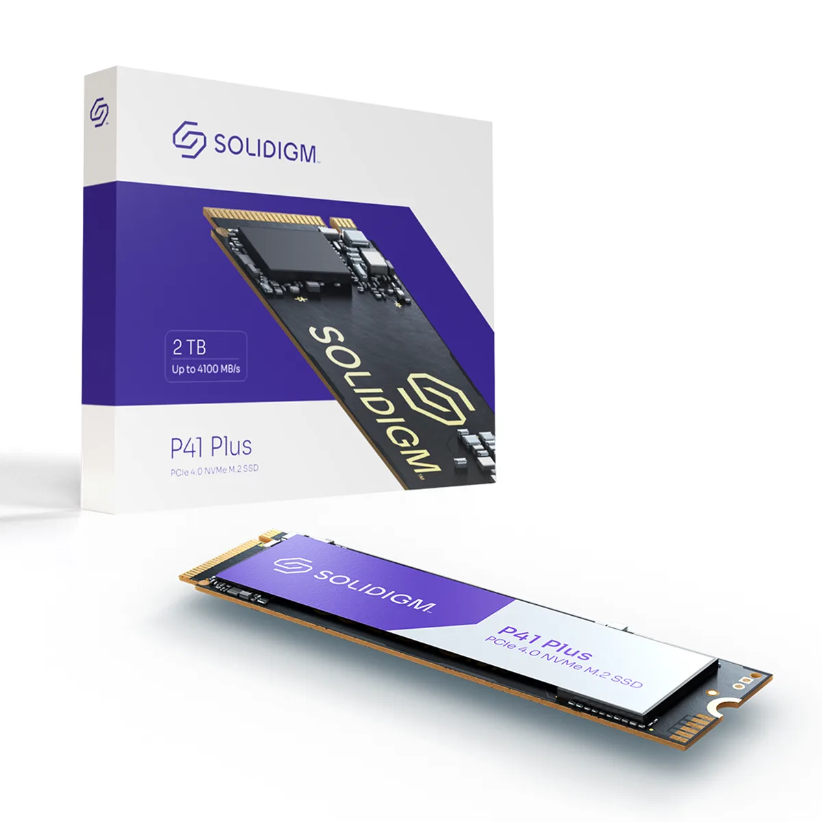 Green rectangular circuit board M.2 2280 SSD with black controller and silver label