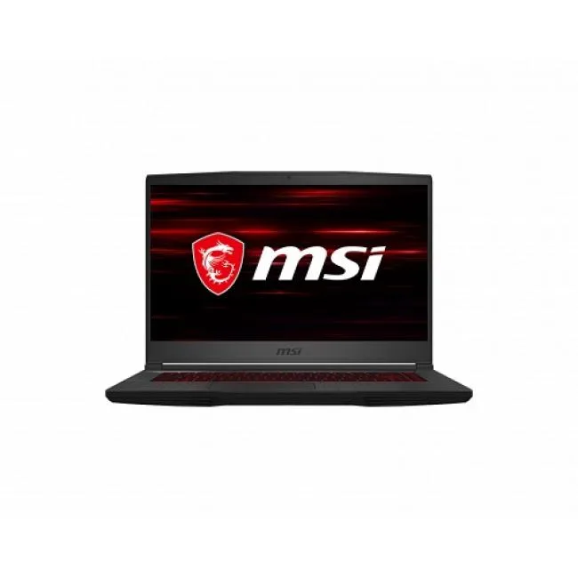 Black 15.6 inch gaming laptop with thin bezels