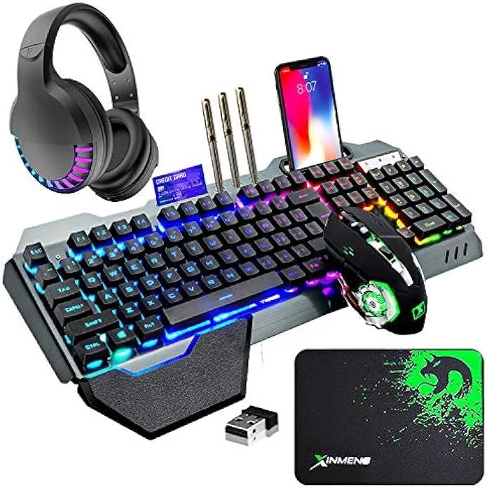 TAURKENAM TAURKENAM 4-in-1 Wireless Gaming Kit with RGB (Rainbow RGB) — Produktfoto