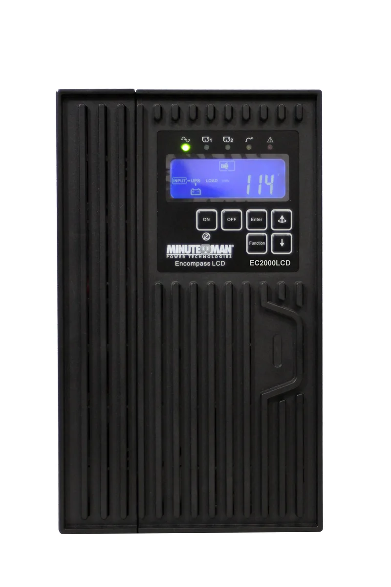 MINUTEMAN MINUTEMAN EC2000LCD-NC 2000VA 1800W 8 Outlet Tower UPS — fotografija proizvoda
