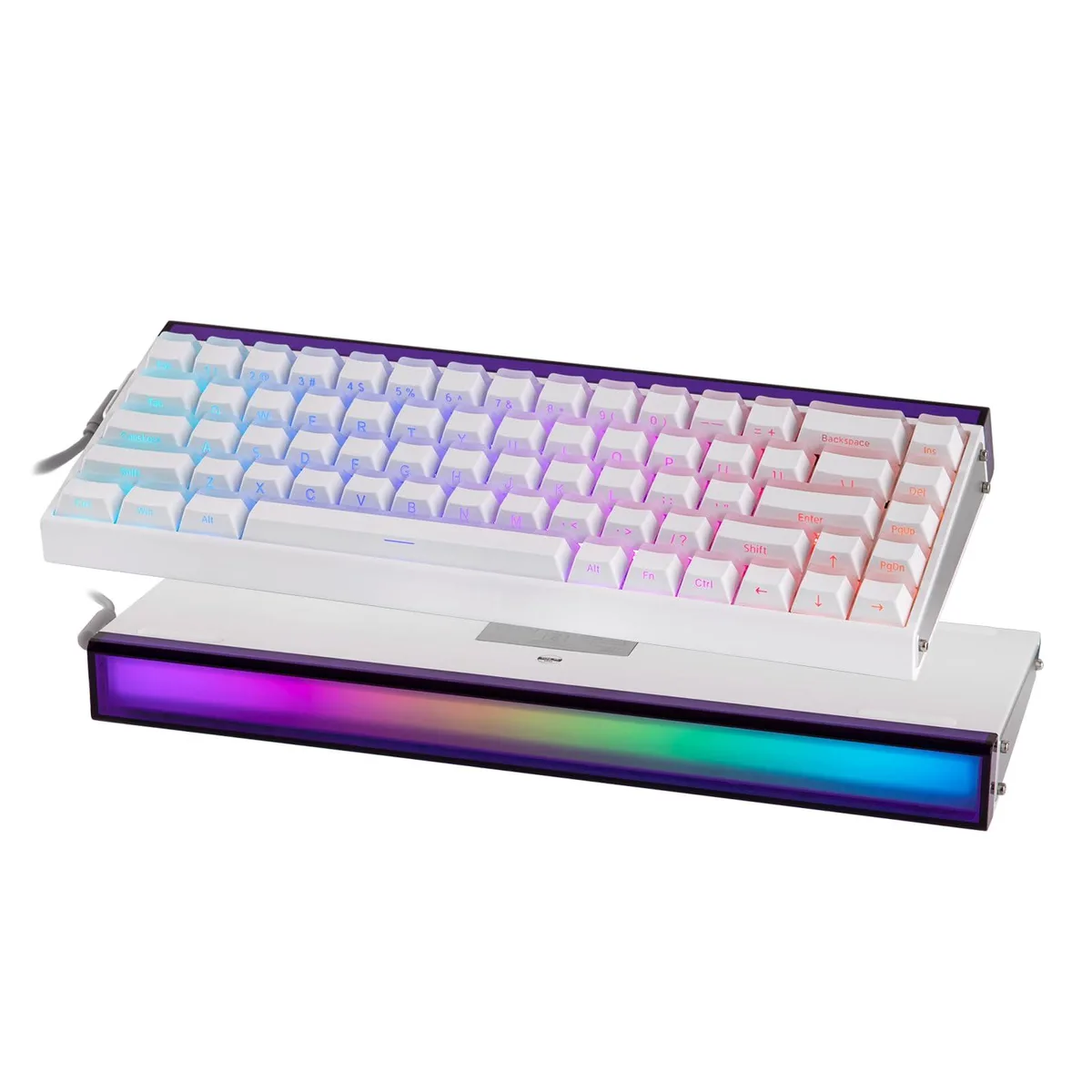 Epomaker Epomaker Hero 68 HE Wired Magnetic Gaming Keyboard White Lighthouse — product photo