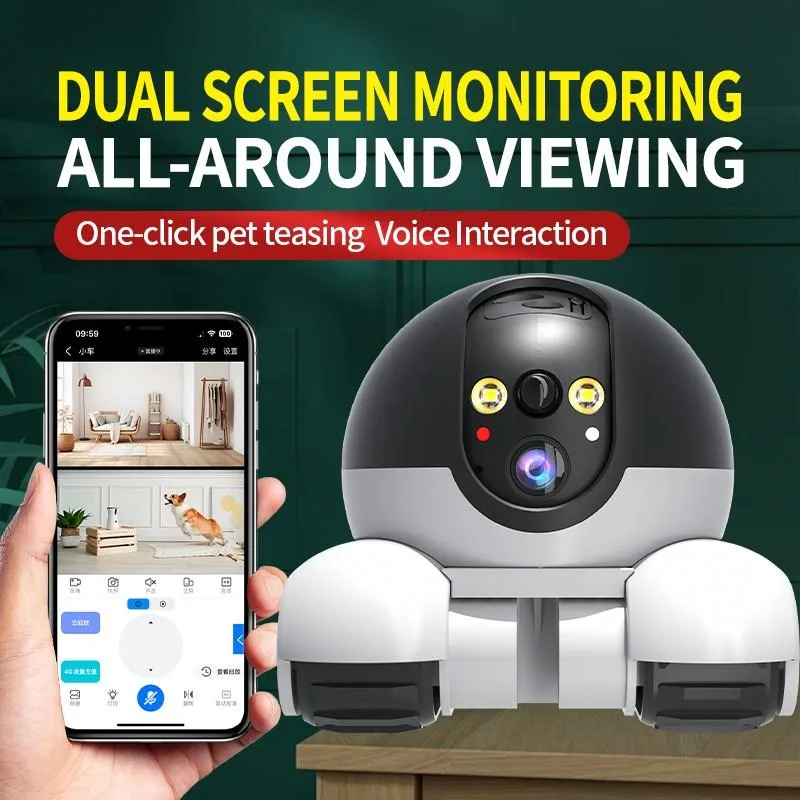 visiPower visiPower QN001 dual-lens movable robot network camera — product photo