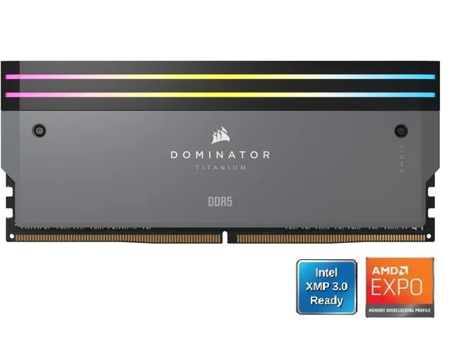 Corsair Corsair Dominator Titanium CMP32GX5M2B6000Z30 32GB DDR5 6000 desktop RAM — product photo