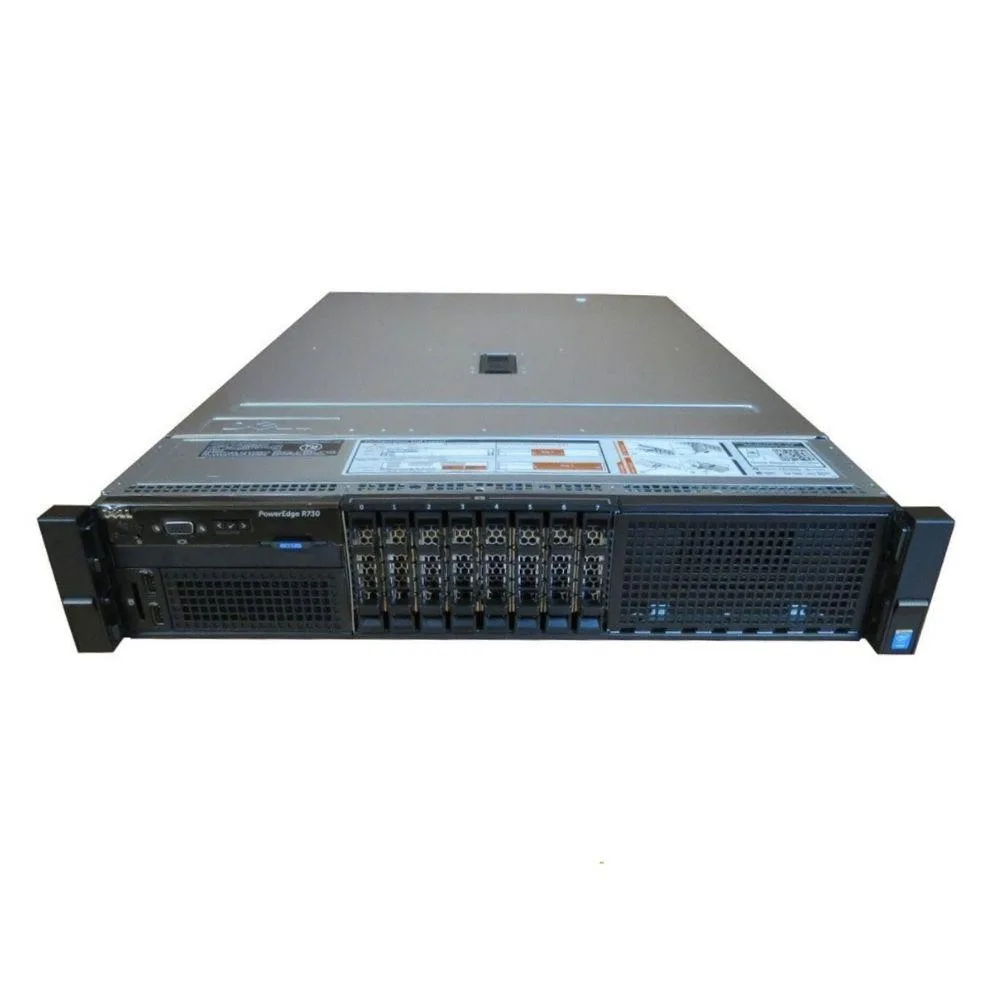 Black 2U rack server chassis with eight 2.5-inch drive bays