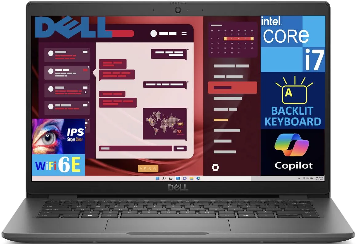 DELL DELL Latitude 3450 laptop i7-1355U 32GB DDR5 256GB SSD 14.0" FHD — photo du produit
