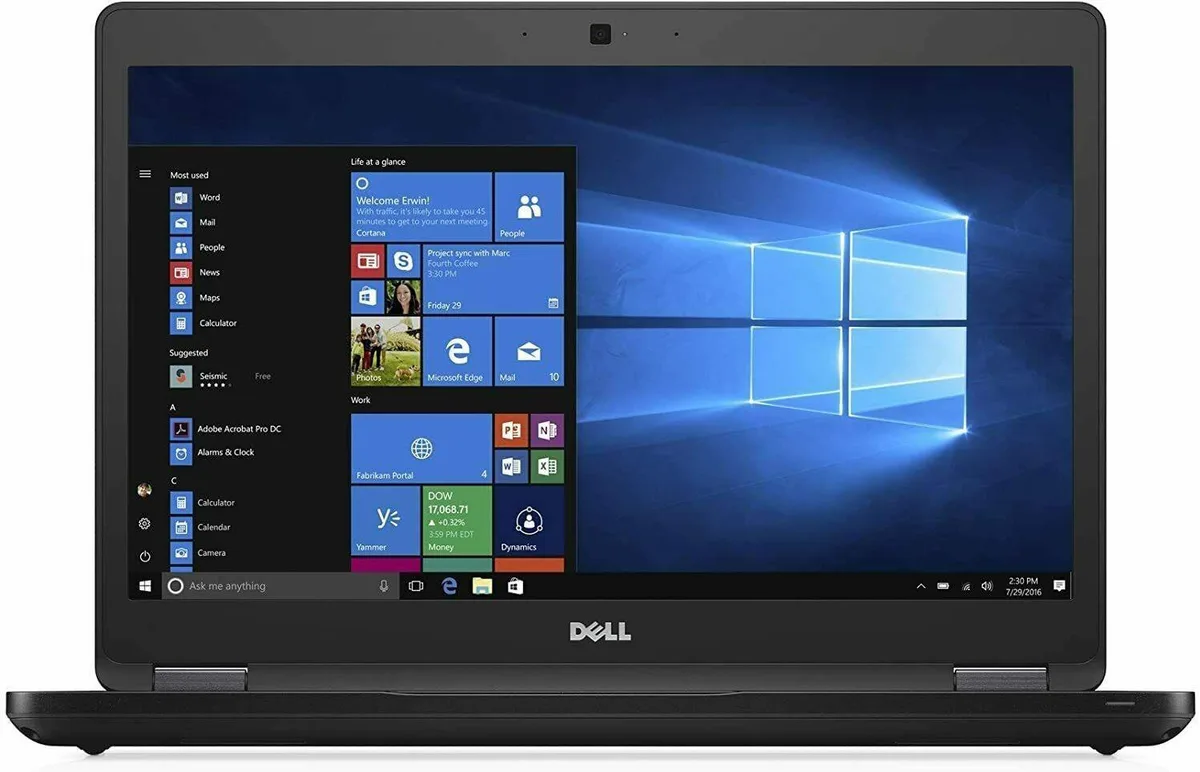 DELL Dell Latitude 5480 i5-6200U 2.30GHz 8GB 512GB 14.0" Windows 10 Pro — photo du produit