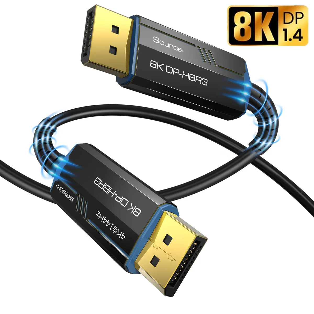 ESTONE ESTONE Fiber Optic DisplayPort 1.4 Cable 66ft 8K@60Hz 4K@144Hz 32.4Gbps — fotografia produktu