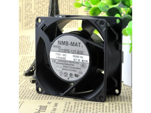 Fans Fans 3115PS-12T-B30 115V 8038 case fan — product photo