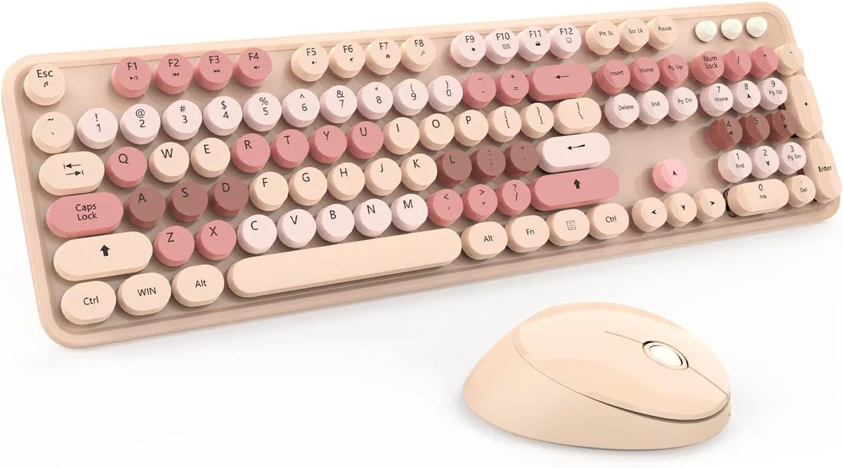 TUKO TUKO Wireless Gaming Keyboard Chocolate 104-key 2.4 GHz — produktbild