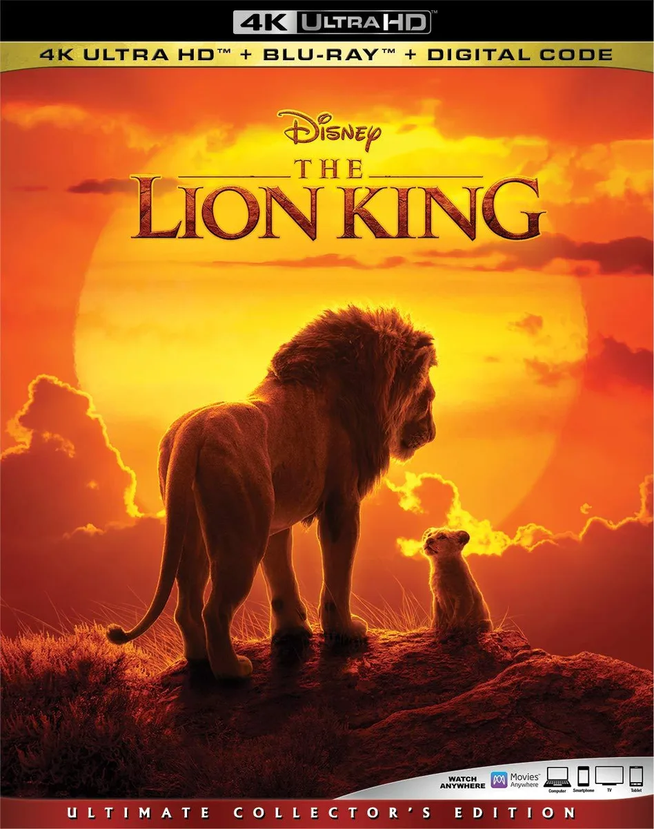 Disney Disney The Lion King 2019 4K UHD Blu-ray — fotografija izdelka